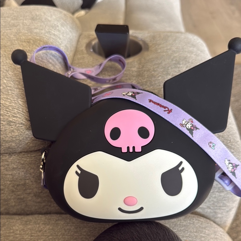 Kids Crossbody Bag - Black and Pink